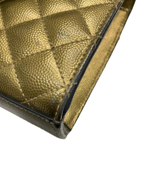 Saint Laurent Paris（サンローランパリ）Saint Laurent Paris (サンローランパリ) カサンドラチェーンショルダーバッグ ゴールドの古着・服飾アイテム