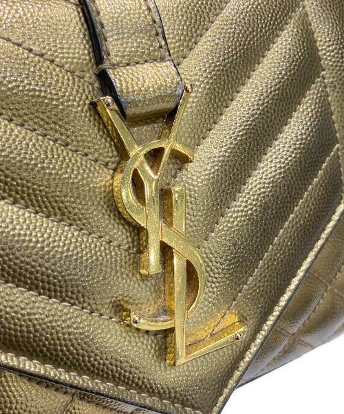Saint Laurent Paris（サンローランパリ）Saint Laurent Paris (サンローランパリ) カサンドラチェーンショルダーバッグ ゴールドの古着・服飾アイテム