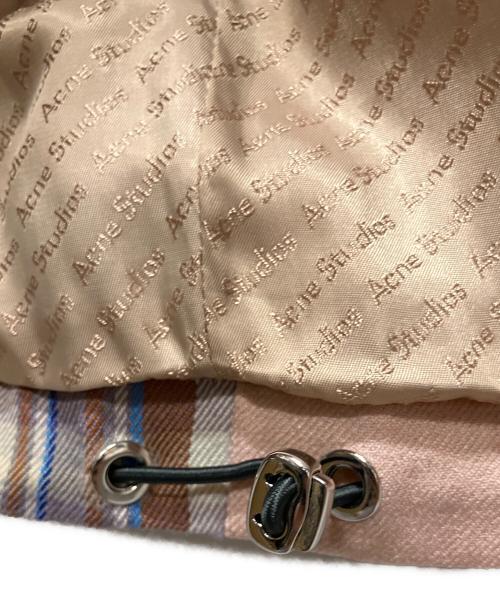 Acne studios（アクネ ストゥディオス）Acne studios (アクネ ストゥディオス) Checked Twill Jacket/オーバーサイズドトラックジャケット ピンク サイズ:Lの古着・服飾アイテム