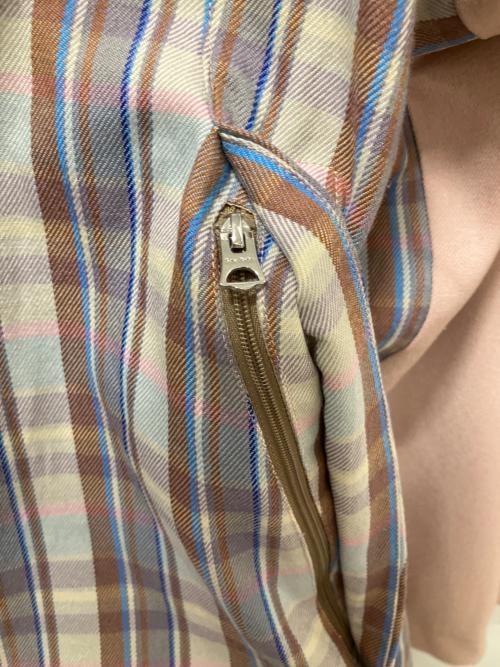 Acne studios（アクネ ストゥディオス）Acne studios (アクネ ストゥディオス) Checked Twill Jacket/オーバーサイズドトラックジャケット ピンク サイズ:Lの古着・服飾アイテム