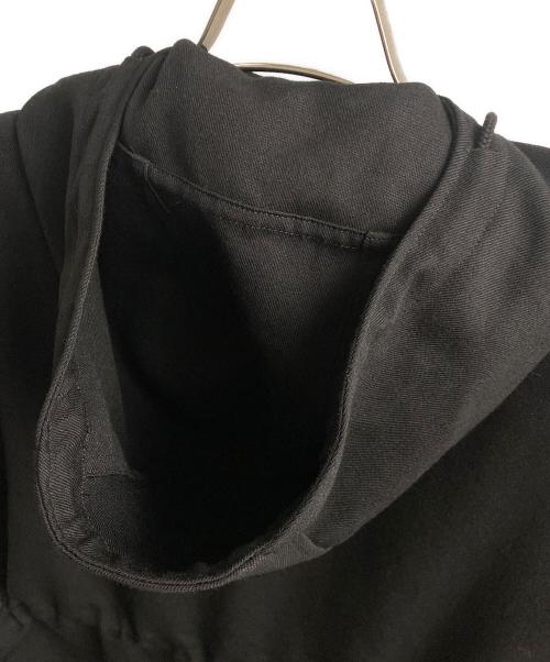 Yohji Yamamoto pour homme（ヨウジヤマモト プールオム）Yohji Yamamoto pour homme (ヨウジヤマモト プールオム) ARMY GABARDINE HOODED VEST ブラック サイズ:3の古着・服飾アイテム