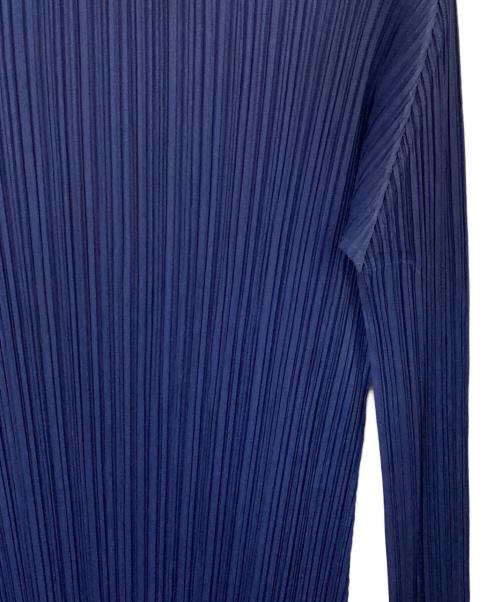 PLEATS PLEASE（プリーツプリーズ）PLEATS PLEASE (プリーツプリーズ) プリーツワンピース ネイビー サイズ:2の古着・服飾アイテム
