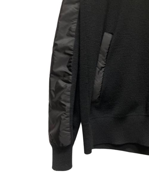 PRADA（プラダ）PRADA (プラダ) Nylon Panel Blouson Jacket/ナイロン切替ブルゾンジャケット ブラック サイズ:52の古着・服飾アイテム