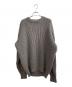 JIL SANDER（ジルサンダー）の古着「サイドスリットケーブルニット」｜グレー