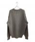 JIL SANDER (ジルサンダー) サイドスリットケーブルニット グレー サイズ:44：40000円