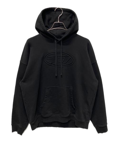 DIESEL（ディーゼル）DIESEL (ディーゼル) 25SS エンボスロゴパーカー ブラック サイズ:Lの古着・服飾アイテム