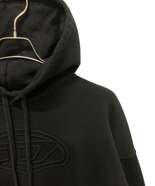 DIESEL（ディーゼル）DIESEL (ディーゼル) 25SS エンボスロゴパーカー ブラック サイズ:Lの古着・服飾アイテム