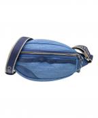 Christian Diorクリスチャン ディオール）の古着「SCARAB オブリーク総柄ウエストバッグ」｜ブルー