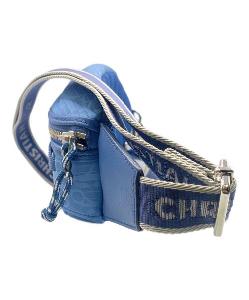 Christian Dior（クリスチャン ディオール）Christian Dior (クリスチャン ディオール) SCARAB オブリーク総柄ウエストバッグ ブルーの古着・服飾アイテム