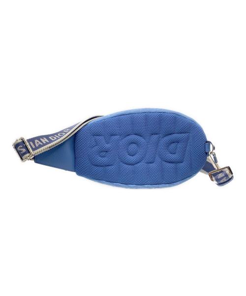Christian Dior（クリスチャン ディオール）Christian Dior (クリスチャン ディオール) SCARAB オブリーク総柄ウエストバッグ ブルーの古着・服飾アイテム