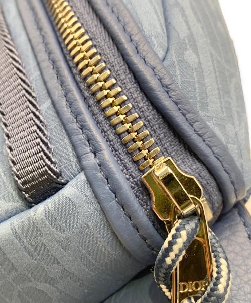 Christian Dior（クリスチャン ディオール）Christian Dior (クリスチャン ディオール) SCARAB オブリーク総柄ウエストバッグ ブルーの古着・服飾アイテム