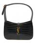 Saint Laurent Paris（サンローランパリ）の古着「LE 5 À 7 Hobo Bag in Crocodile-Embossed Leather/ル・サンカセット・ホーボバッグ」｜ブラック