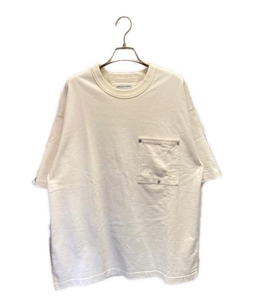 BOTTEGA VENETA（ボッテガベネタ）BOTTEGA VENETA (ボッテガベネタ) リベットポケットヘビージャージーTシャツ アイボリー サイズ:XSの古着・服飾アイテム