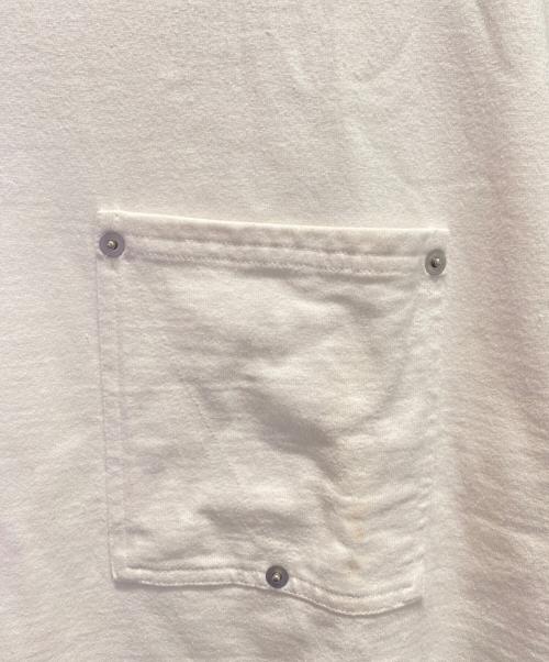 BOTTEGA VENETA（ボッテガベネタ）BOTTEGA VENETA (ボッテガベネタ) リベットポケットヘビージャージーTシャツ アイボリー サイズ:XSの古着・服飾アイテム