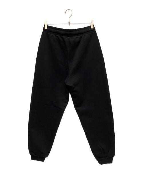 ami（アミ）ami (アミ) Logo embroidered sweatpants/ロゴ刺繍スウェットロングパンツ ブラック サイズ:Sの古着・服飾アイテム
