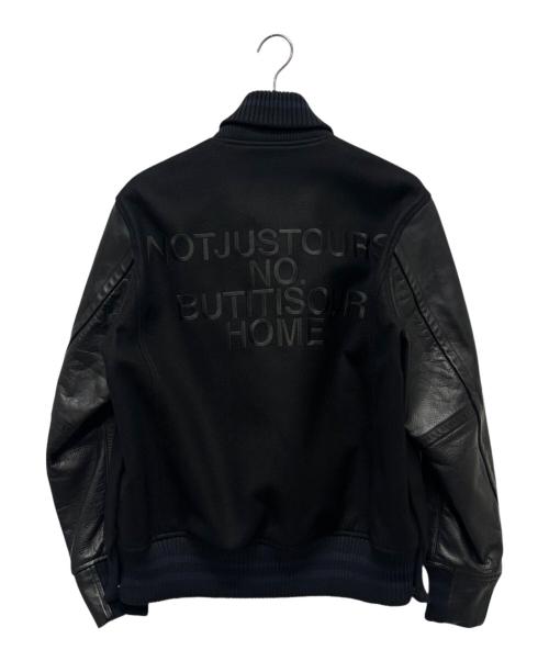 sacai（サカイ）sacai (サカイ) INTERSTELLAR Blouson/スタジアムジャケット　23-03130M ブラック サイズ:1の古着・服飾アイテム