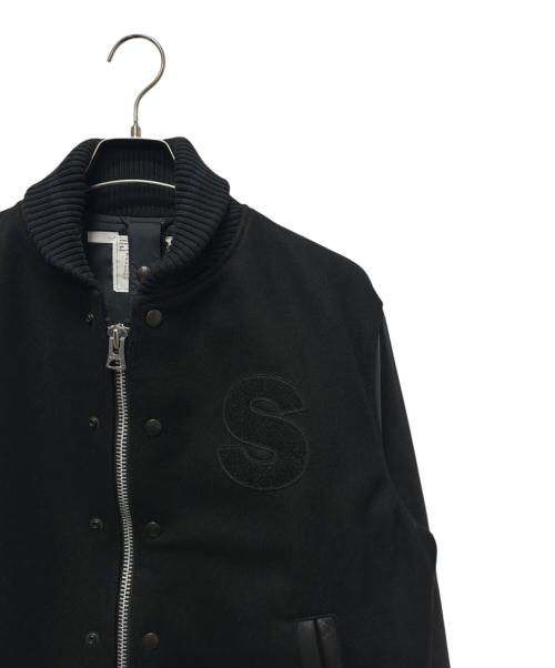 sacai（サカイ）sacai (サカイ) INTERSTELLAR Blouson/スタジアムジャケット　23-03130M ブラック サイズ:1の古着・服飾アイテム