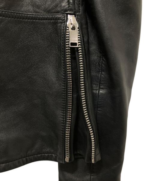 Saint Laurent Paris（サンローランパリ）Saint Laurent Paris (サンローランパリ) キースレザー シングルライダースジャケット ブラック サイズ:46の古着・服飾アイテム