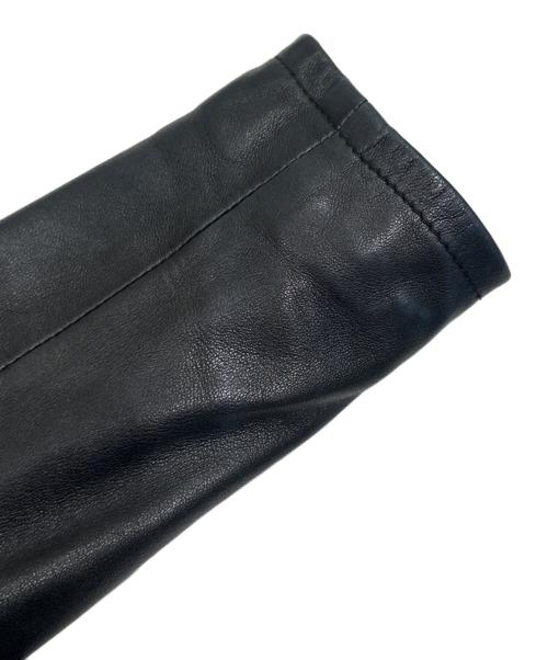 Saint Laurent Paris（サンローランパリ）Saint Laurent Paris (サンローランパリ) キースレザー シングルライダースジャケット ブラック サイズ:46の古着・服飾アイテム