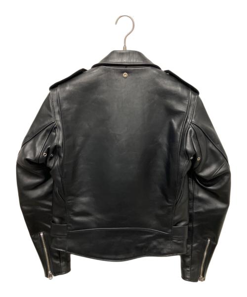Schott（ショット）Schott (ショット) 復刻 618 RIDERS」ダブルライダースレザージャケット ブラック サイズ:38の古着・服飾アイテム
