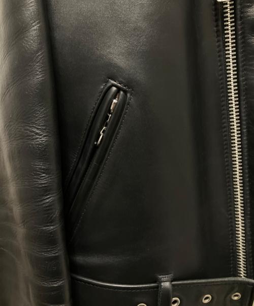 Schott（ショット）Schott (ショット) 復刻 618 RIDERS」ダブルライダースレザージャケット ブラック サイズ:38の古着・服飾アイテム