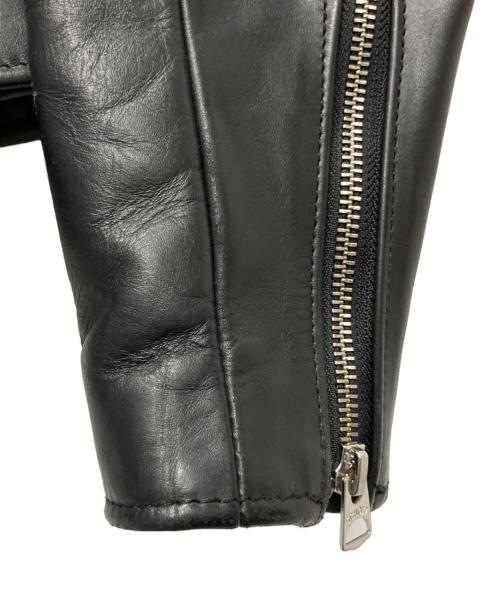 Schott（ショット）Schott (ショット) 復刻 618 RIDERS」ダブルライダースレザージャケット ブラック サイズ:38の古着・服飾アイテム