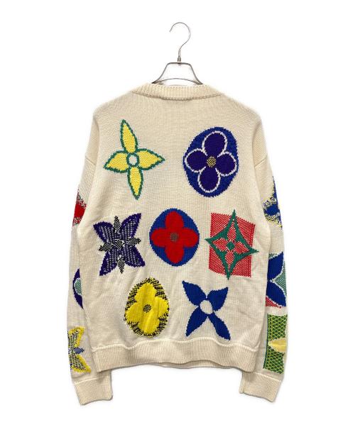 LOUIS VUITTON（ルイ ヴィトン）LOUIS VUITTON (ルイ ヴィトン) マルチカラーモノグラムニット　	RM202M UTF HJN05W マルチカラー サイズ:ＸＬの古着・服飾アイテム