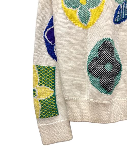 LOUIS VUITTON（ルイ ヴィトン）LOUIS VUITTON (ルイ ヴィトン) マルチカラーモノグラムニット　	RM202M UTF HJN05W マルチカラー サイズ:ＸＬの古着・服飾アイテム