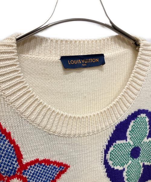 LOUIS VUITTON（ルイ ヴィトン）LOUIS VUITTON (ルイ ヴィトン) マルチカラーモノグラムニット　	RM202M UTF HJN05W マルチカラー サイズ:ＸＬの古着・服飾アイテム