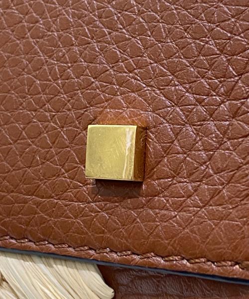 VALENTINO GARAVANI（ヴァレンティノ・ガラヴァーニ）VALENTINO GARAVANI (ヴァレンティノ・ガラヴァーニ) シグネチャーロゴ ストロートートバッグ ブラウンの古着・服飾アイテム