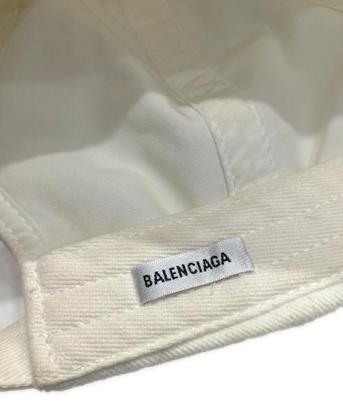 BALENCIAGA（バレンシアガ）BALENCIAGA (バレンシアガ) CITIES PARIS CAP/キャップ ホワイト サイズ:Lの古着・服飾アイテム