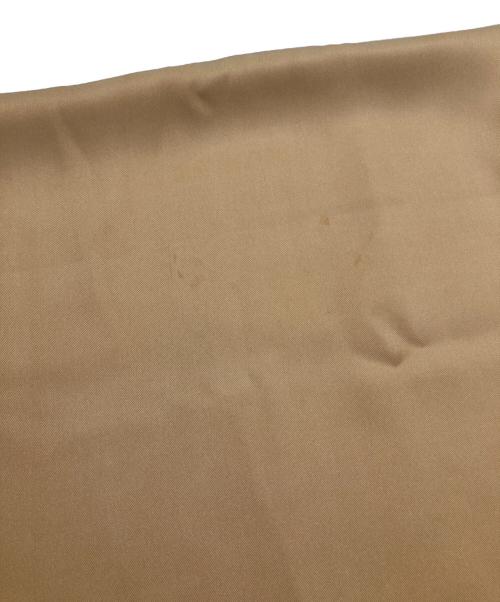 HERMES（エルメス）HERMES (エルメス) Two-tone silk scarf/バイカラーシルクスカーフ ピンク×ブラウン サイズ:65の古着・服飾アイテム