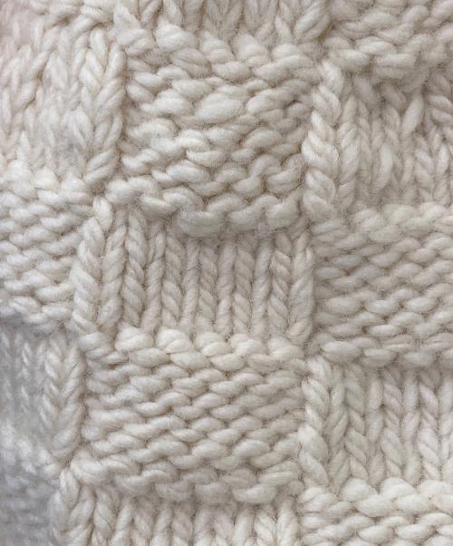 BOTTEGA VENETA（ボッテガベネタ）BOTTEGA VENETA (ボッテガベネタ) ニット帽 ホワイト サイズ:M/57の古着・服飾アイテム