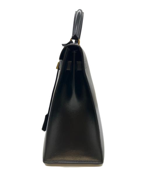 HERMES（エルメス）HERMES (エルメス) ケリー32/外縫い/ゴールド金具/〇X:1994年製/2WAYバッグ/ショルダーバッグ/ハンドバッグ/バッグ ブラック サイズ:32の古着・服飾アイテム