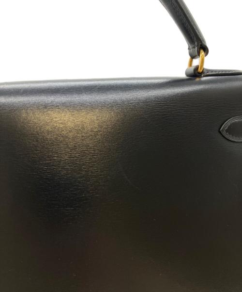 HERMES（エルメス）HERMES (エルメス) ケリー32/外縫い/ゴールド金具/〇X:1994年製/2WAYバッグ/ショルダーバッグ/ハンドバッグ/バッグ ブラック サイズ:32の古着・服飾アイテム