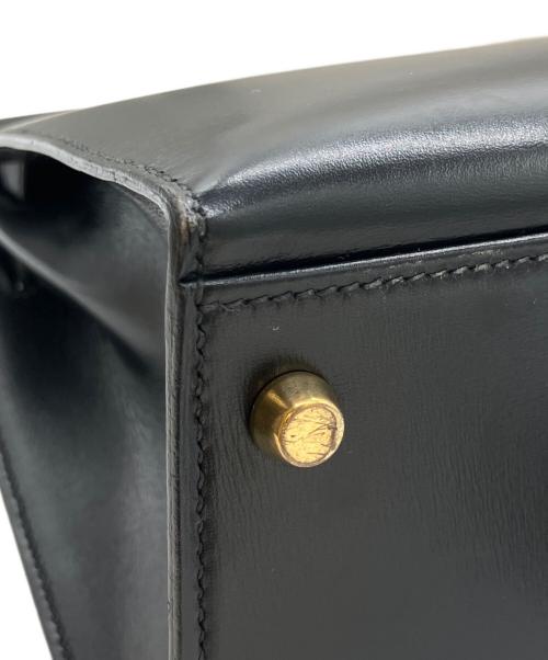 HERMES（エルメス）HERMES (エルメス) ケリー32/外縫い/ゴールド金具/〇X:1994年製/2WAYバッグ/ショルダーバッグ/ハンドバッグ/バッグ ブラック サイズ:32の古着・服飾アイテム