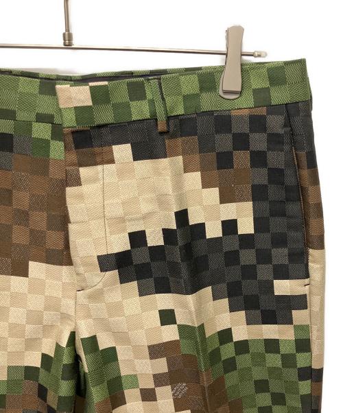 LOUIS VUITTON（ルイ ヴィトン）LOUIS VUITTON (ルイ ヴィトン) ダモフラージュ  ダミエピクセル スラックスパンツ マルチカラー サイズ:52の古着・服飾アイテム