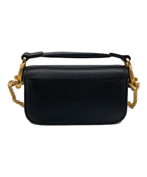 VALENTINO（ヴァレンティノ）VALENTINO (ヴァレンティノ) ロコ カーフスキン ショルダーバッグ ブラックの古着・服飾アイテム