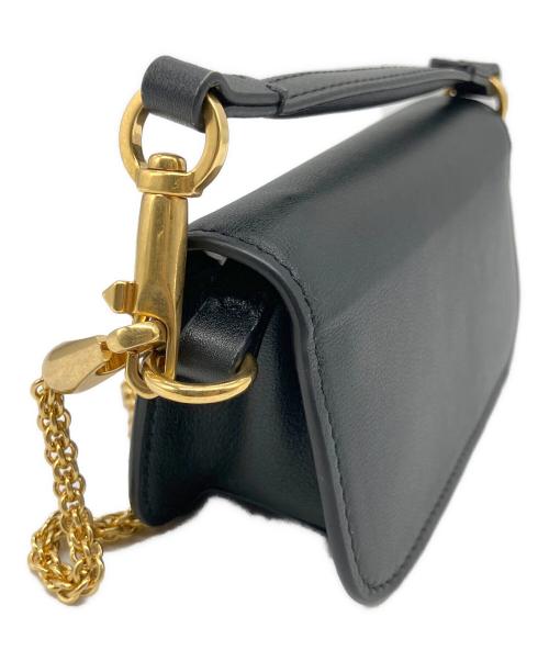 VALENTINO（ヴァレンティノ）VALENTINO (ヴァレンティノ) ロコ カーフスキン ショルダーバッグ ブラックの古着・服飾アイテム