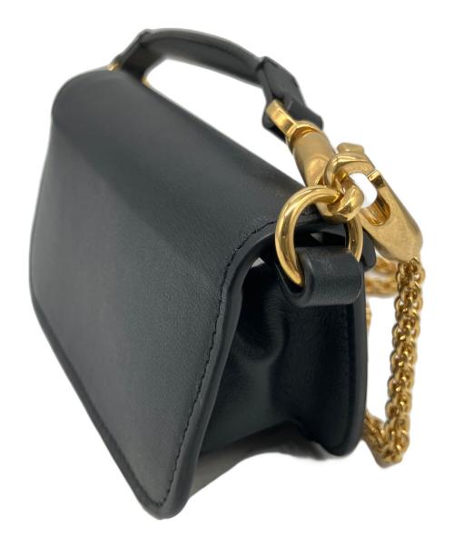 VALENTINO（ヴァレンティノ）VALENTINO (ヴァレンティノ) ロコ カーフスキン ショルダーバッグ ブラックの古着・服飾アイテム