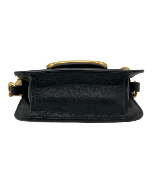 VALENTINO（ヴァレンティノ）VALENTINO (ヴァレンティノ) ロコ カーフスキン ショルダーバッグ ブラックの古着・服飾アイテム