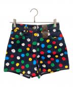 LOUIS VUITTONルイ ヴィトン）の古着「×草間彌生 コラボレーション ショートデニムパンツ」｜マルチカラー