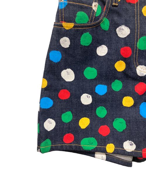 LOUIS VUITTON（ルイ ヴィトン）LOUIS VUITTON (ルイ ヴィトン) ×草間彌生 コラボレーション ショートデニムパンツ マルチカラー サイズ:34の古着・服飾アイテム