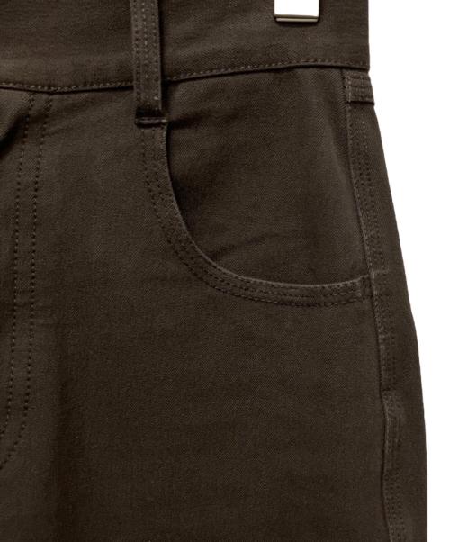 BOTTEGA VENETA（ボッテガベネタ）BOTTEGA VENETA (ボッテガベネタ) コットンフレアパンツ ブラウン サイズ:34の古着・服飾アイテム