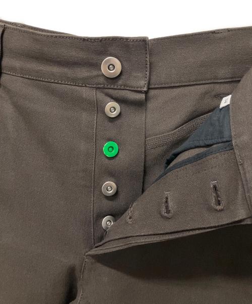 BOTTEGA VENETA（ボッテガベネタ）BOTTEGA VENETA (ボッテガベネタ) コットンフレアパンツ ブラウン サイズ:34の古着・服飾アイテム