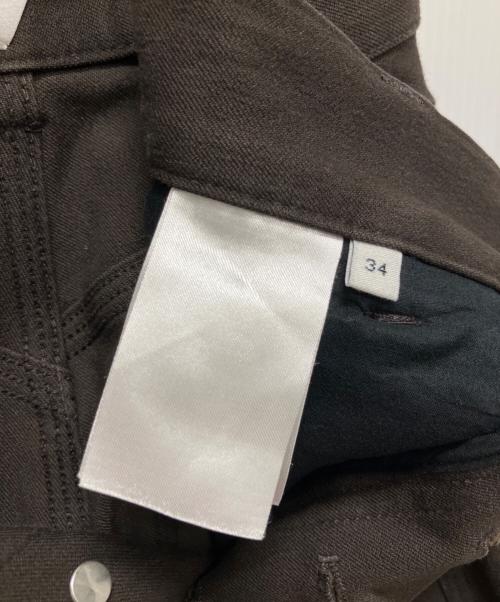 BOTTEGA VENETA（ボッテガベネタ）BOTTEGA VENETA (ボッテガベネタ) コットンフレアパンツ ブラウン サイズ:34の古着・服飾アイテム