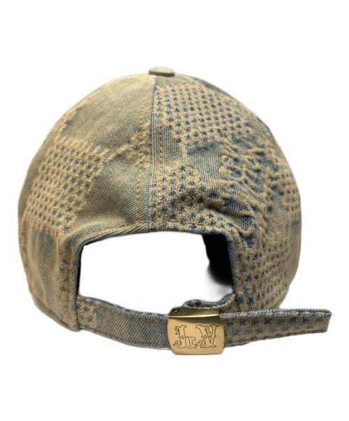 LOUIS VUITTON（ルイ ヴィトン）LOUIS VUITTON (ルイ ヴィトン) キャップ・ダミエ 3D ウォッシュドデニム ブラウン×インディゴ サイズ:-の古着・服飾アイテム