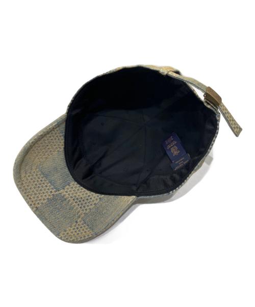LOUIS VUITTON（ルイ ヴィトン）LOUIS VUITTON (ルイ ヴィトン) キャップ・ダミエ 3D ウォッシュドデニム ブラウン×インディゴ サイズ:-の古着・服飾アイテム