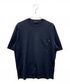 PRADAプラダ）の古着「ポケットロゴTシャツ」｜ネイビー