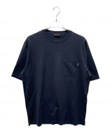 PRADA（プラダ）の古着「ポケットロゴTシャツ」｜ネイビー